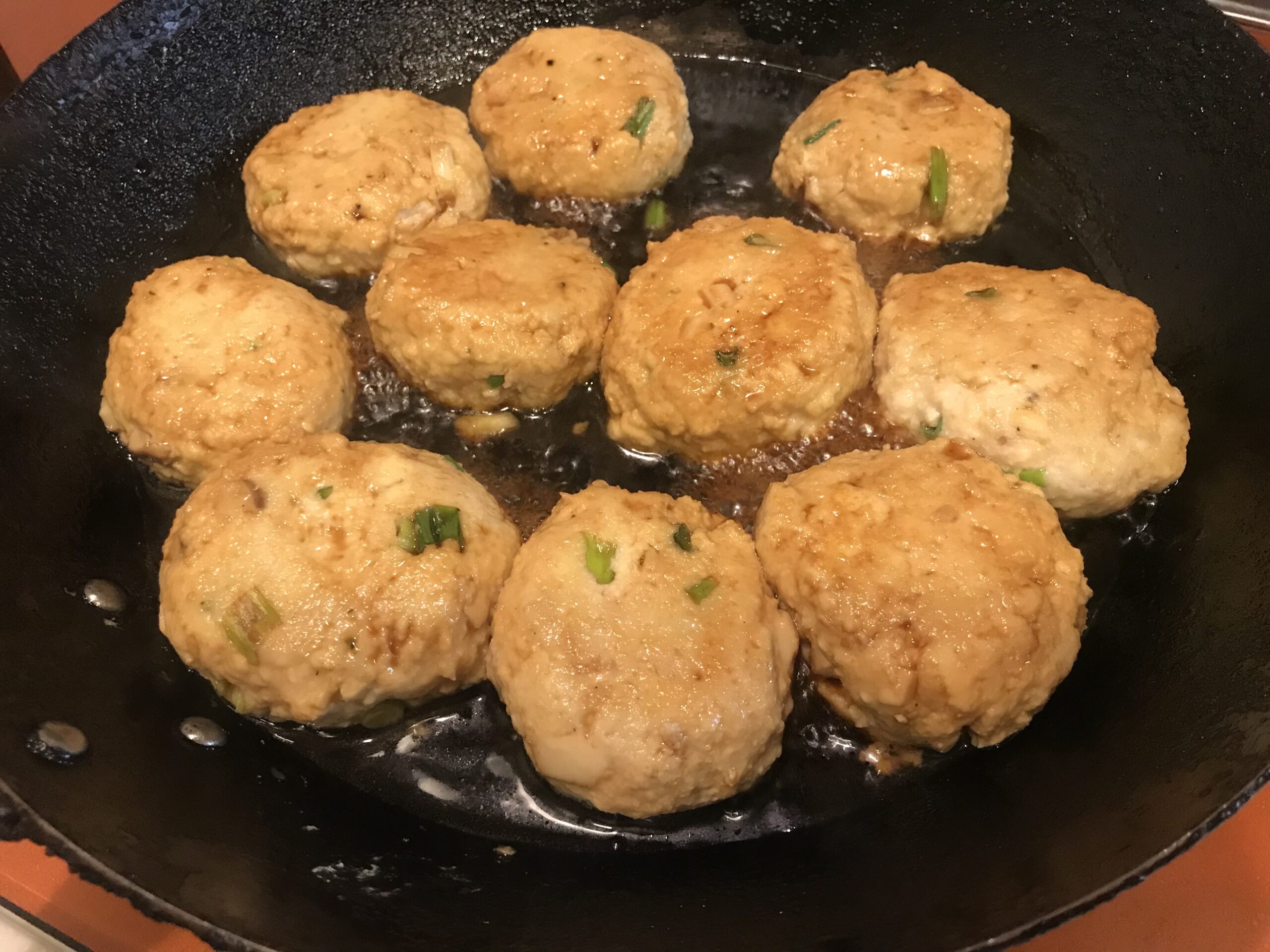 鶏つくね　焼き方