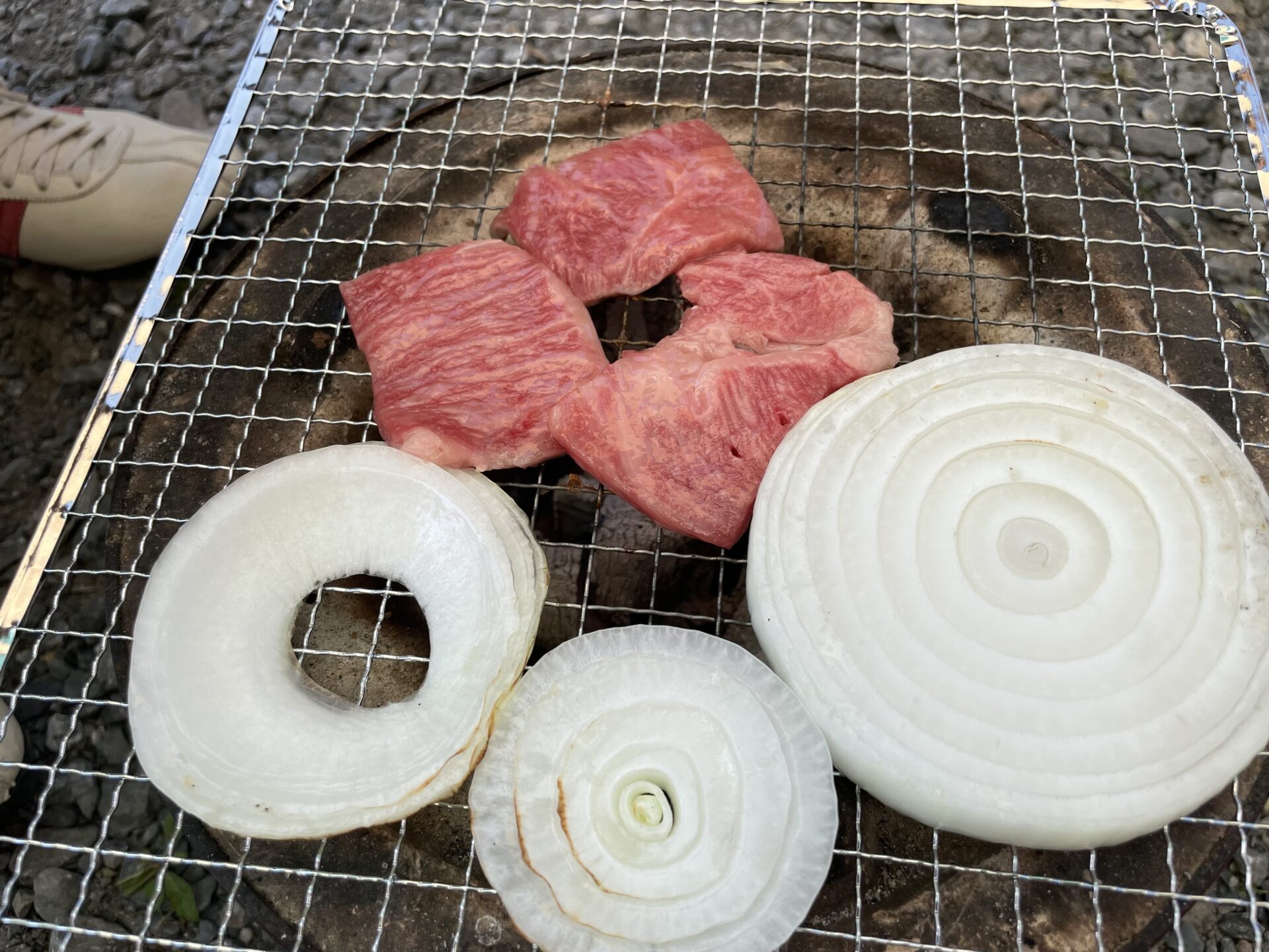 玉ねぎとお肉