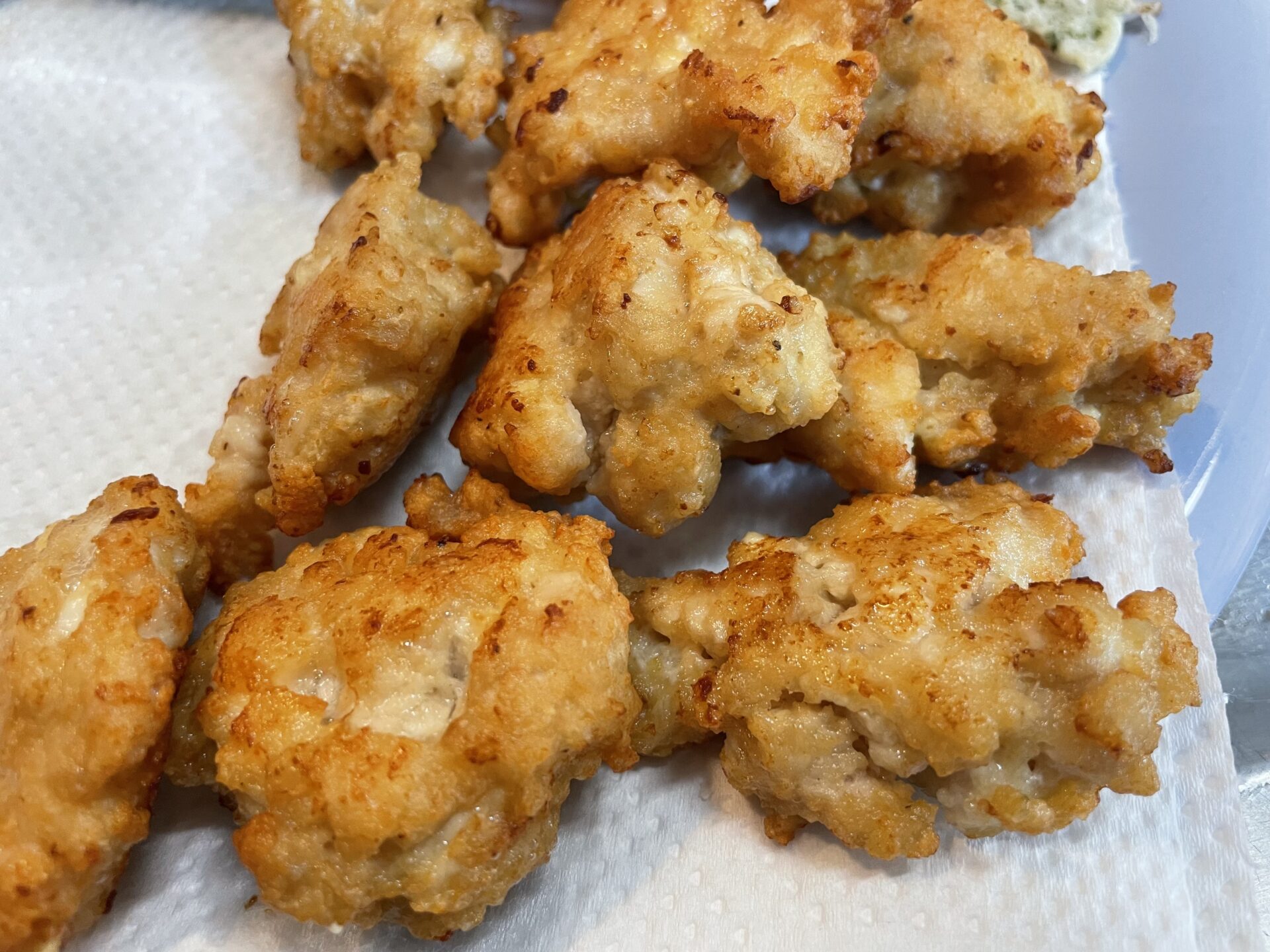 作りおき　鶏むね肉と豆腐のナゲット風